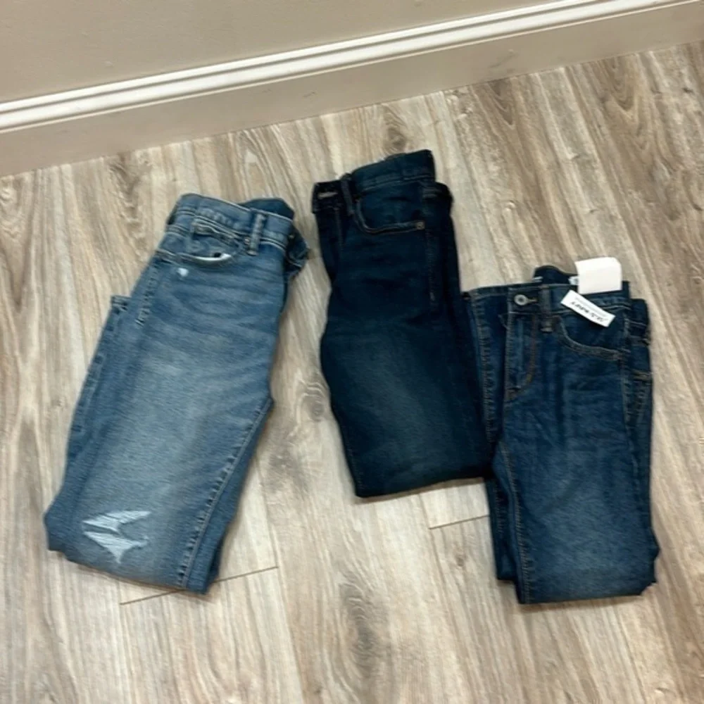 Old Navy bundle of jeans size 8-12 boys 3 pairs